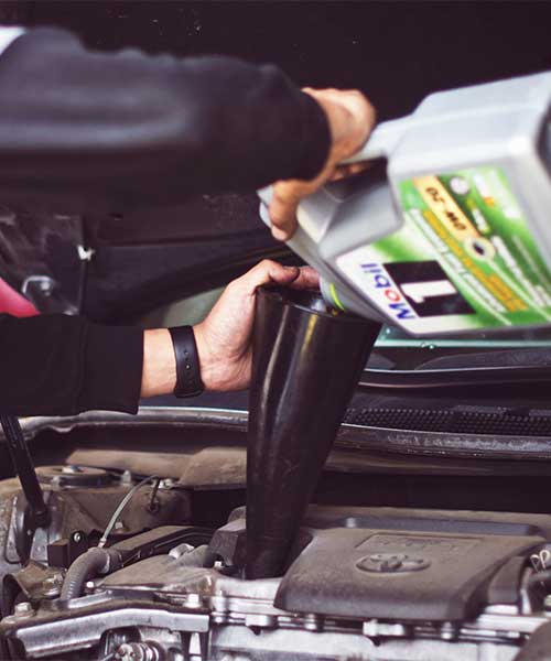 Oil change service by RP AutoFix